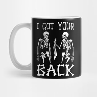 I Got Your Back Skeleton Halloween Mug